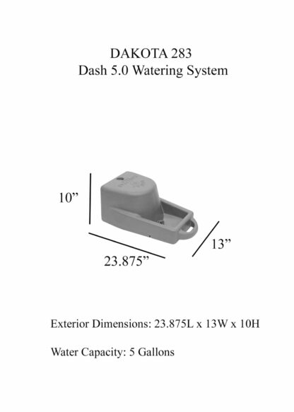 Dakota 283 Dash 5.0 Watering System - Image 3