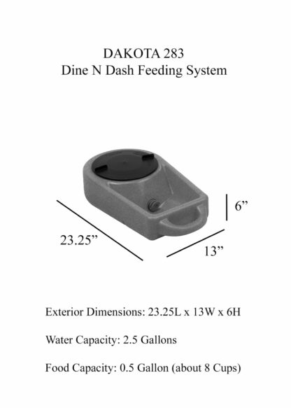Dakota 283 Dine N Dash Feeding System - Image 12
